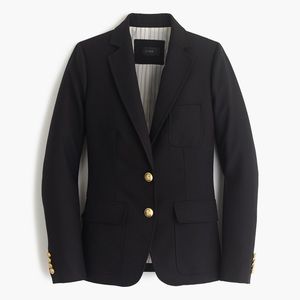 J. Crew | Black Schoolboy Wool Blazer Suit Jacket